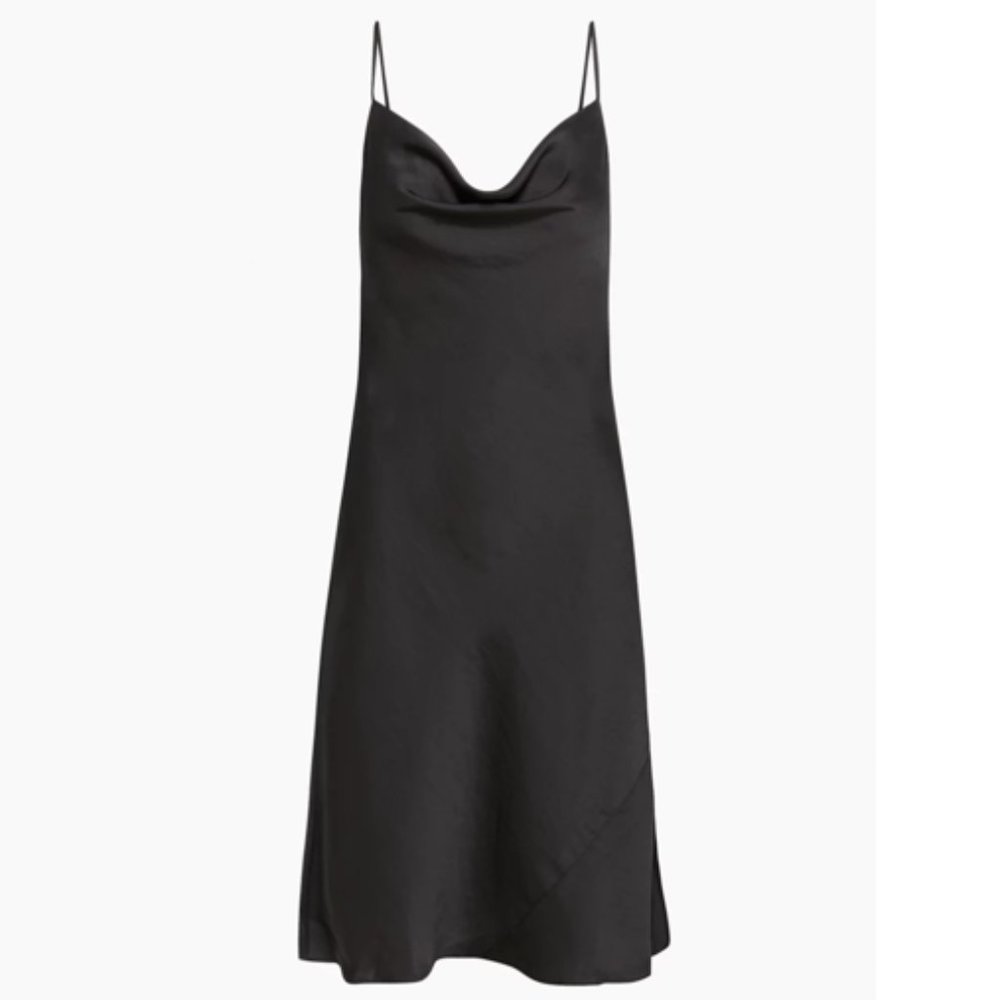 Wilfred Black Midi Dress M
